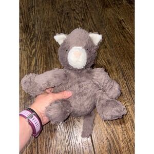 Jellycat - Fuddlewuddle Cat - Medium Plush Soft Toy 8" Retired Brown Kitty